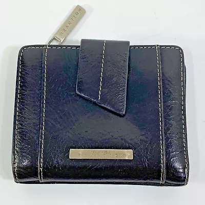 KENNETH COLE REACTION Black Genuine Leather Wallet Vintage 4.5  X 3.75  • £14.47