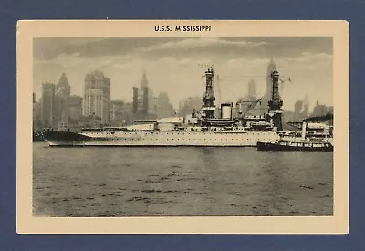Steamer USS MISSISSIPPI - Unmailed • $9.97