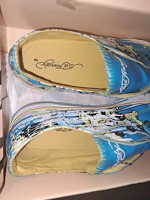 Ed Hardy Lowrise Turquoise 9 Deh Shoes • $90