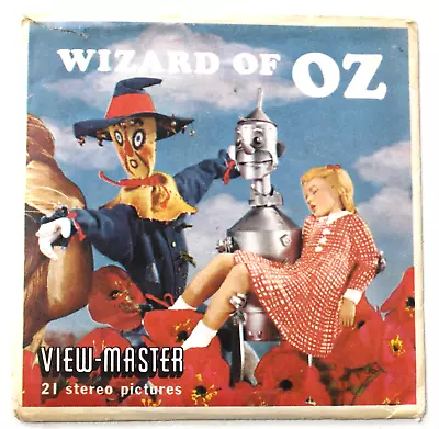 Vintage B361 The Wizard Of Oz View-Master 3 Reels W/ Story Booklet 1962 • $8.50