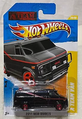 Hot Wheels 2011 New Models  A  Team Black GMC Van #39/244 VHTF • $12.99