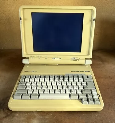 Vintage Zenith Data Systems SUPERSPORT 286 Computer Laptop • $69.99