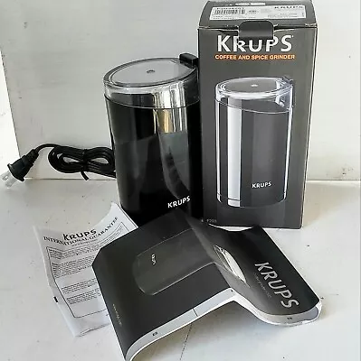 NEW Krups Coffee & Spice Grinder F203 Stainless Steel Blade 3 Ounce Open Box • $16.99