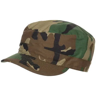 Bdu Style Field Hat Army Combat Patrol Cap Cotton Ripstop Us Woodland Camo S-xxl • £12.95