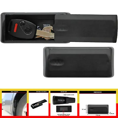 £10.69 • Buy NEW Master Lock Plastic Magnetic Car Key Holder Box Case Hide Key Small Black