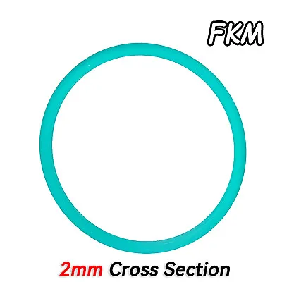 Metric FKM Rubber O Rings Seals Washer 2.0mm Cross Section Ø 5-220 Mm OD Gasket • $2.09