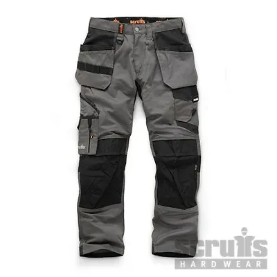 £25.99 • Buy Scruffs Trade Holster Work Trousers Graphite 38r Cargo Knee Pad Pockets