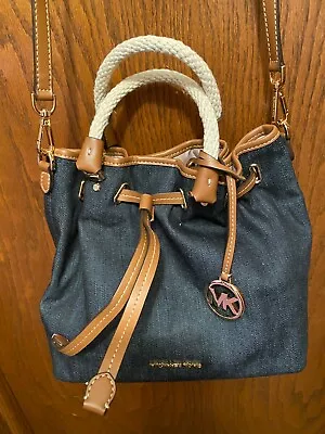 Womens Michaelkors Canvas/leather  Shoulder Bag/crossover Take A Lqqk! • $39.99