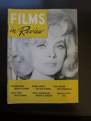 Films In Review Magazine February 1965 Virna Lisi How To Murder Your Wife • $9.99