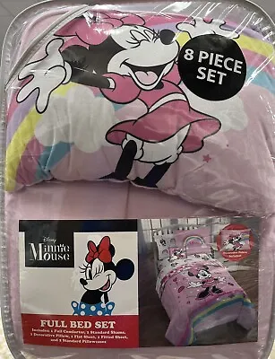 Minnie Mouse 8-Piece Full Size Bed Set • $45