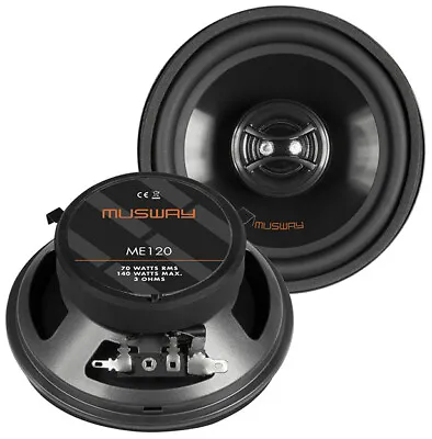 For Mercedes E-Class W124 2-Way Coaxial Coax Car Speakers 70-Watt RMS • £59.48