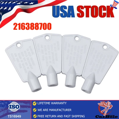 $5.99 • Buy Frigidaire Freezer Door Lock Key 297147700 For Whirlpool Maytag Kenmore (4 Pack)