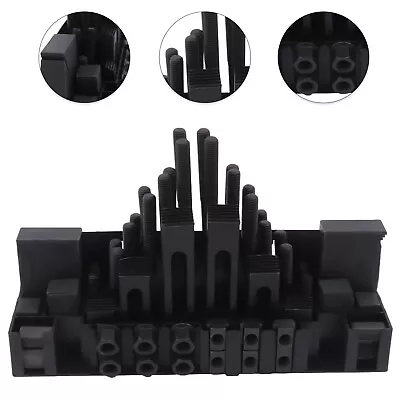 58pcs Clamping T-Slot Step Block Set For Metal Milling/Drilling M12 Nut Kit 14mm • $66.50