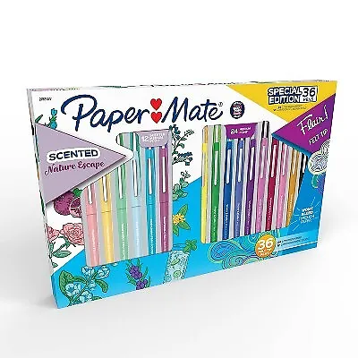 Paper Mate 36pk Flair Felt Tip Pens • $20.99