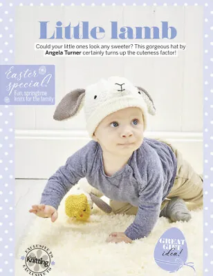 LITTLE LAMB BABY HAT & Spring Animal Bootees - Knitting Patterns - Baby & 4ply • £1.95