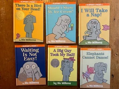  Lot 6  Elephant And Piggie Mo Willems Hardcover • $27
