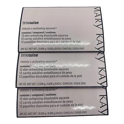 Mary Kay Time Wise VITAMIN C ACTIVATING Dissolving 12/Pack LOT OF 3 Discontinued • $15