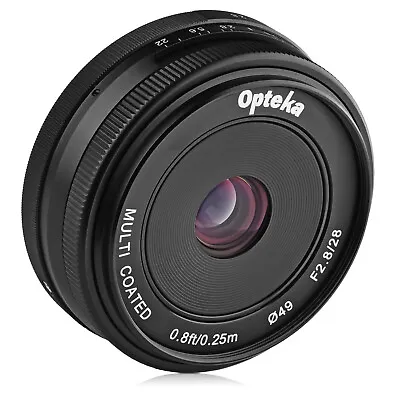 Opteka 28mm F/2.8 Manual Wide Angle Lens For Panasonic And Olympus M43 Mount • $59