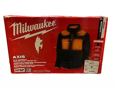 Milwaukee 234B-21M 12V Women's Heated AXIS Jacket Kit Black (Medium) With 3.0Ah • $107.96
