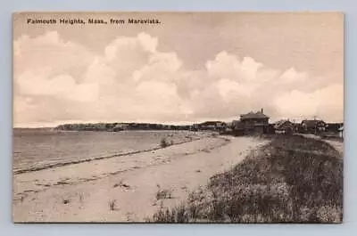 Falmouth Heights From Maravista Antique Cape Cod Massachusetts Albertype ~1920s • $19.99