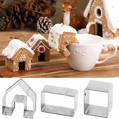 3pcs Baking Mould Hollow Easy To Clean Cake Chocolate Making Tool Food-grade • $7.28