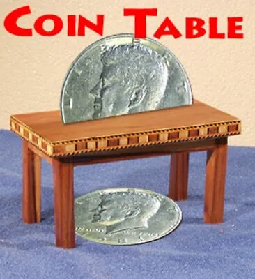 £13.59 • Buy Coin Table - Make Ordinary Coins Penetrate This Table!  Very Cute Effect!