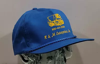 Vintage Advertising Hat R & M Enterprises Snapback Cap • $10.34