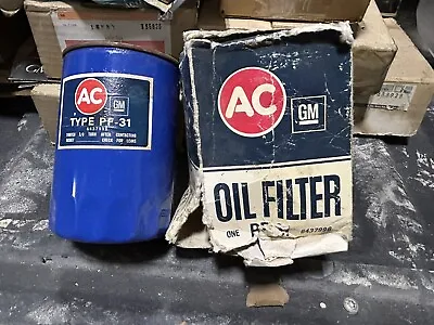 Vintage NOS AC Delco GM Oil Filter PF 31 PF31 - GM 6437996 • $12