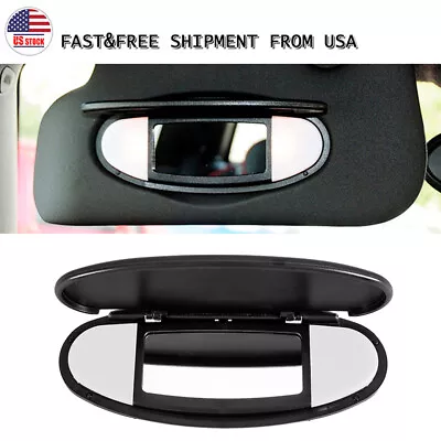 For BMW MINI Cooper R55 R56 R58 R60 2007-14 Black Sun Visor Vanity Mirror Cover • $18.98