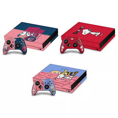 Official Peanuts Character Graphics Vinyl Skin Decal For Xbox One X Bundle • $54.95