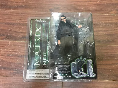 Mcfarlane The Matrix Series One Neo Action Figure Lobby Shootout Scene 2003 • $50.97