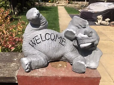 Welcome Elephant Concrete Garden Ornament  • £18