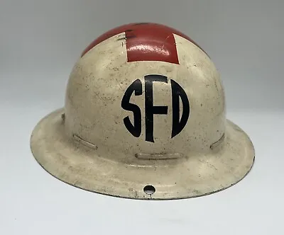 Vintage SFD Helmet Fire Department First Aid Responder Seattle FD Hard Hat • $126.46