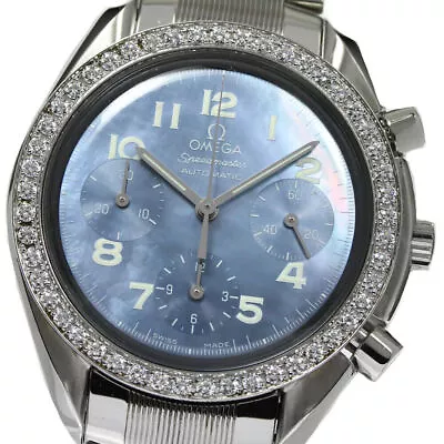 OMEGA Speed Master Reduced 3515.73 Diamond Bezel Automatic Men's Watch_747203 • $5483.66