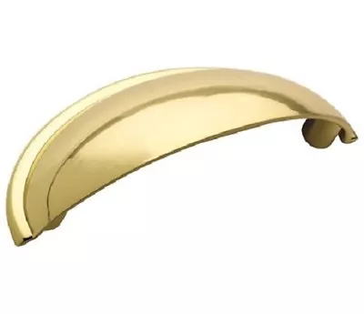 $2.49 • Buy Cup Pull Brass Davidson Kitchen Cabinet Dresser Hardware PN0601V