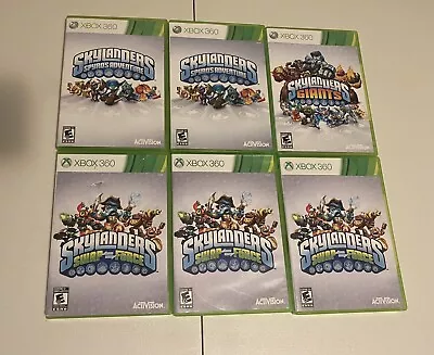 Skylanders Xbox 360 Game Bundle Lot Of 6 • $10