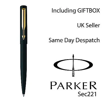 £12.99 • Buy Personalised Engraved Parker Vector MATTE BLACK Ballpoint Pen - CHRISTMAS GIFT