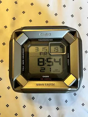 Casio Gq-1000 Protection Waveceptor G Shock Table Alarm Clock • $190