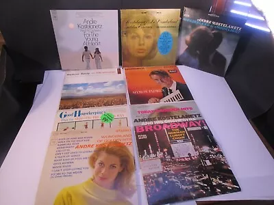 LOT OF 9 VINYL RECORDS LP VINTAGE JAZZ POP EASY LISTENING FROM 50's And 60's G12 • $9.90