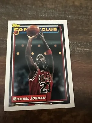 1992-1993 Topps  50 Point Club  Michael Jordan #205 Basketball Card • $15