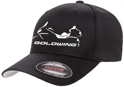 Honda Goldwing Motorcycle Flexfit 6277 Athletic Baseball Fitted Hat Cap • $22