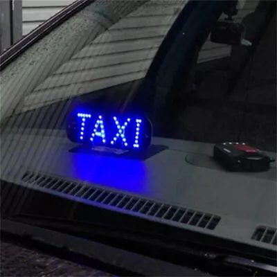$9.49 • Buy DC 12V Auto 45 LED Cab Taxi Roof Logo Light Vehical Inside Windscreen Lamp Blue 