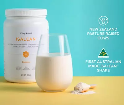 Isagenix Isalean Banana Whey Based Shake Tub Gluten Free Weight Loss(EXP.03/24) • $70