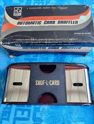 Vintage Battery Powered Automatic Card Shuffler SHUF-L-CARD By WACO Japan WORKS • $26.26