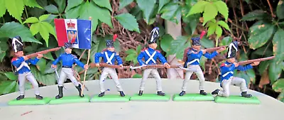 £21 • Buy Britains Deetail Napoleonic  Waterloo French Infantry - Full Set Of 6.