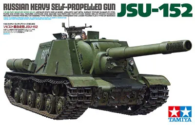 Tamiya 35303 1/35 Scale Model Kit WWII Russian Heavy Self-Propelled Gun JSU-152 • $36.90