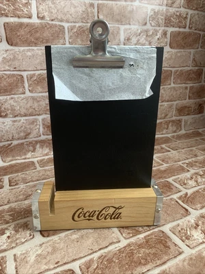 £9.99 • Buy 1 Coca Cola Menu A5 Chalk Board Menu Holder Coca Cola NEW