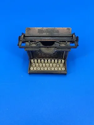 Miniature VINTAGE DIE CAST Metal Antique REMINGTON TYPEWRITER Pencil Sharpener • $9.95