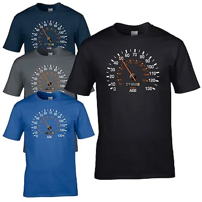 Speedometer 1968 56th Birthday T-Shirt -  Feels Age Year Present Mens Gift • $17.39