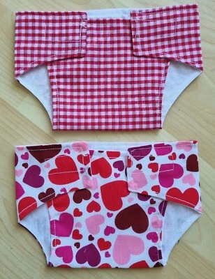 £3.99 • Buy Set Of 2 Fabric Nappies 14 - 16 Inch Dolls My First Baby Annabell/Reborn (15)